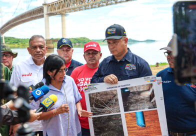 Delcy Rodríguez develó plan de sabotaje para derribar el Puente Angostura en Bolívar